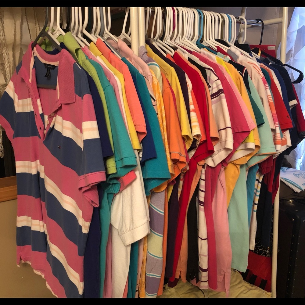 Polos shirts..Tommy Hilfiger, Kim Rogers, Nautica
